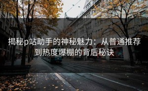 揭秘p站助手的神秘魅力：从普通推荐到热度爆棚的背后秘诀