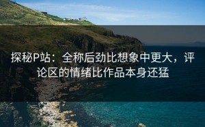 探秘P站：全称后劲比想象中更大，评论区的情绪比作品本身还猛