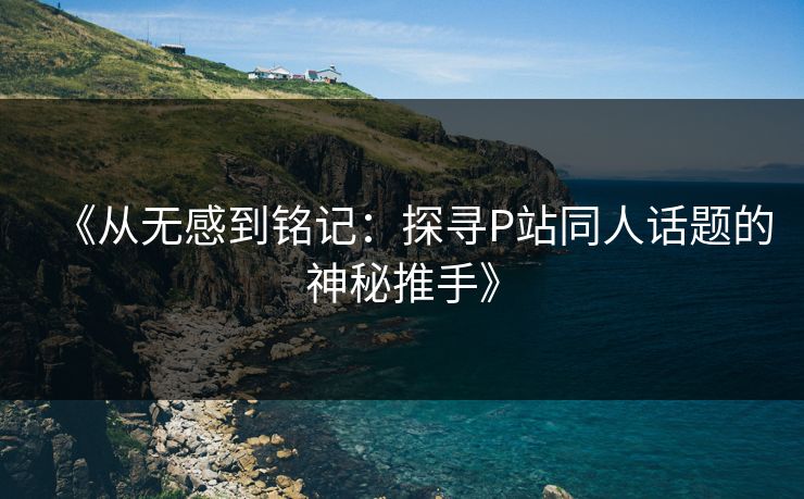 《从无感到铭记：探寻P站同人话题的神秘推手》